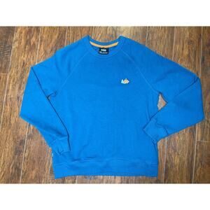 Rei Co-op Out There UFO Crew Sweatshirt Mens S Blue Outdoor Nature Fleece
